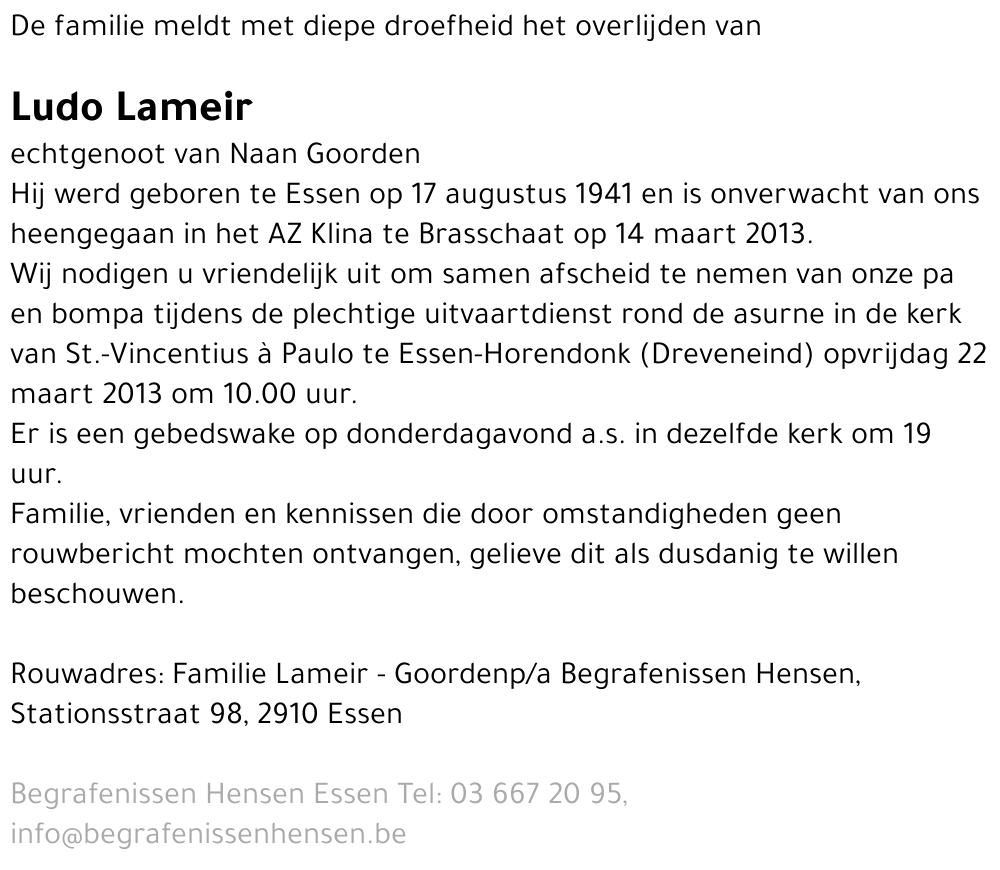 Ludo Lameir
