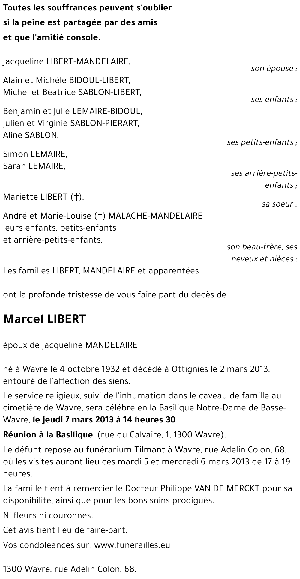 Marcel LIBERT
