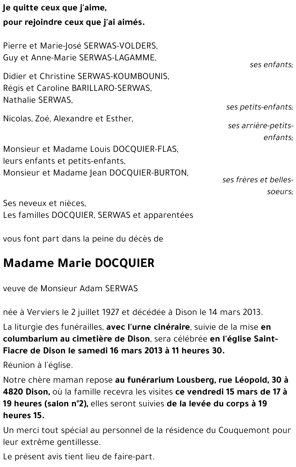 Marie DOCQUIER
