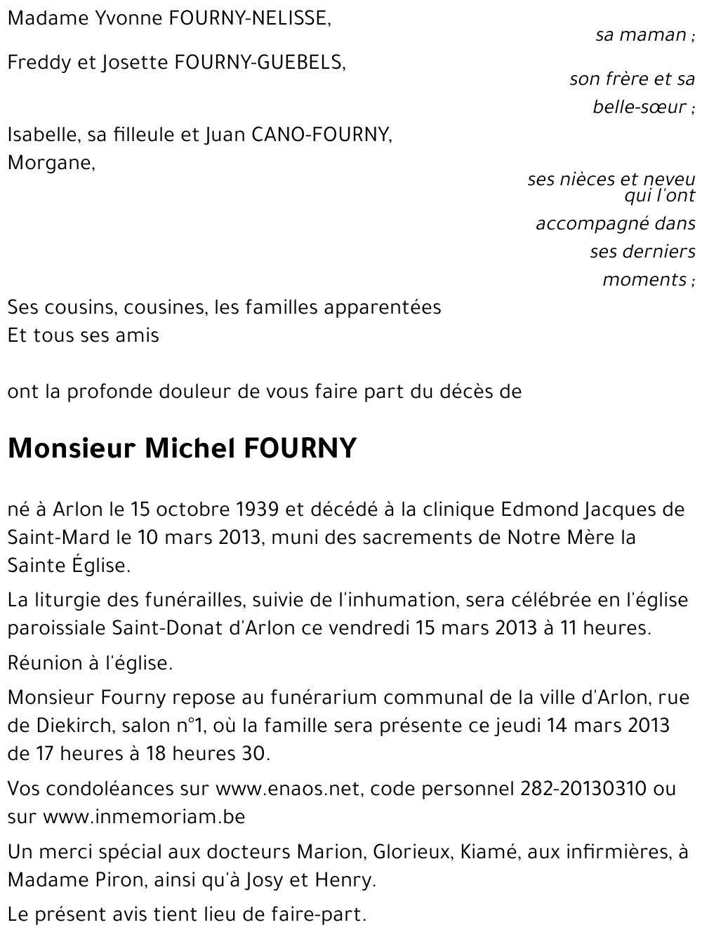 Michel FOURNY