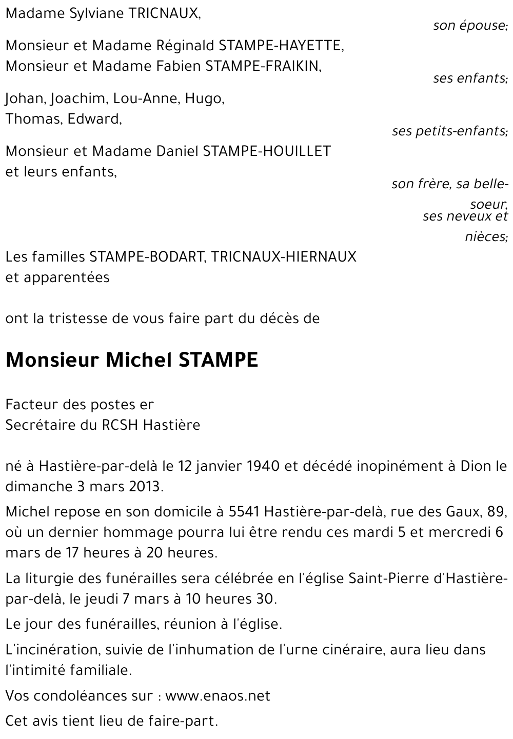 Michel STAMPE