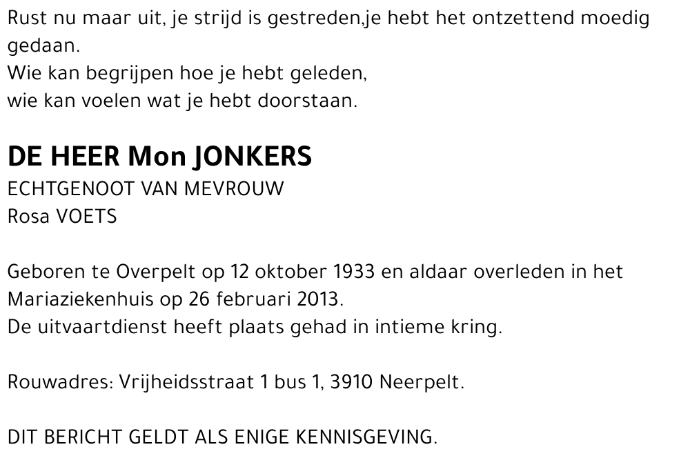 Mon Jonkers