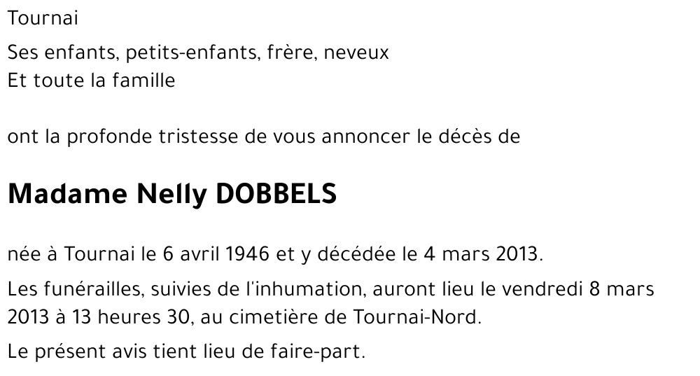 Nelly DOBBELS