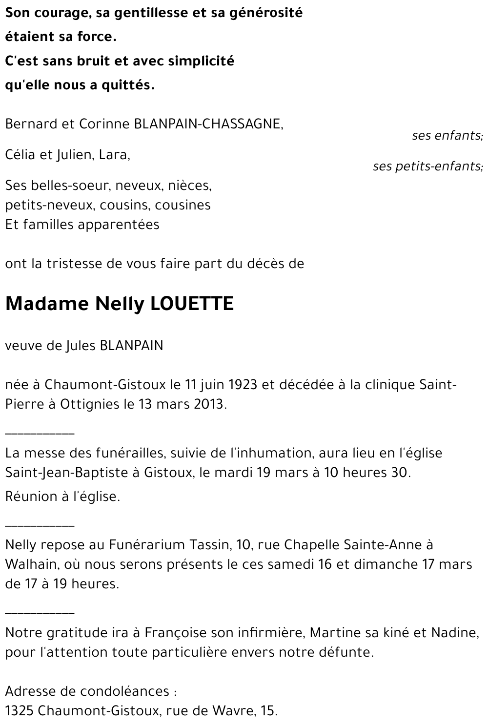 Nelly LOUETTE