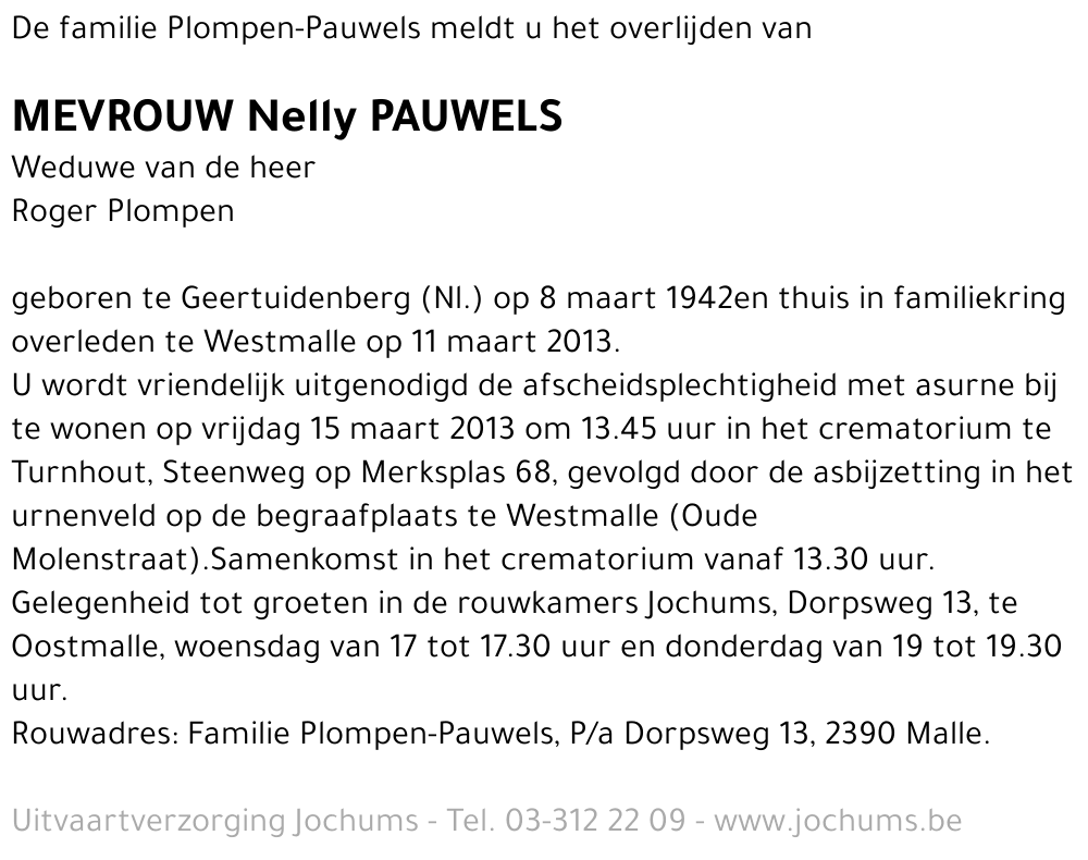 Nelly Pauwels