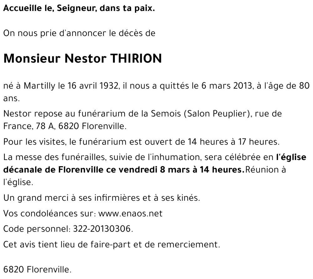 Nestor THIRION