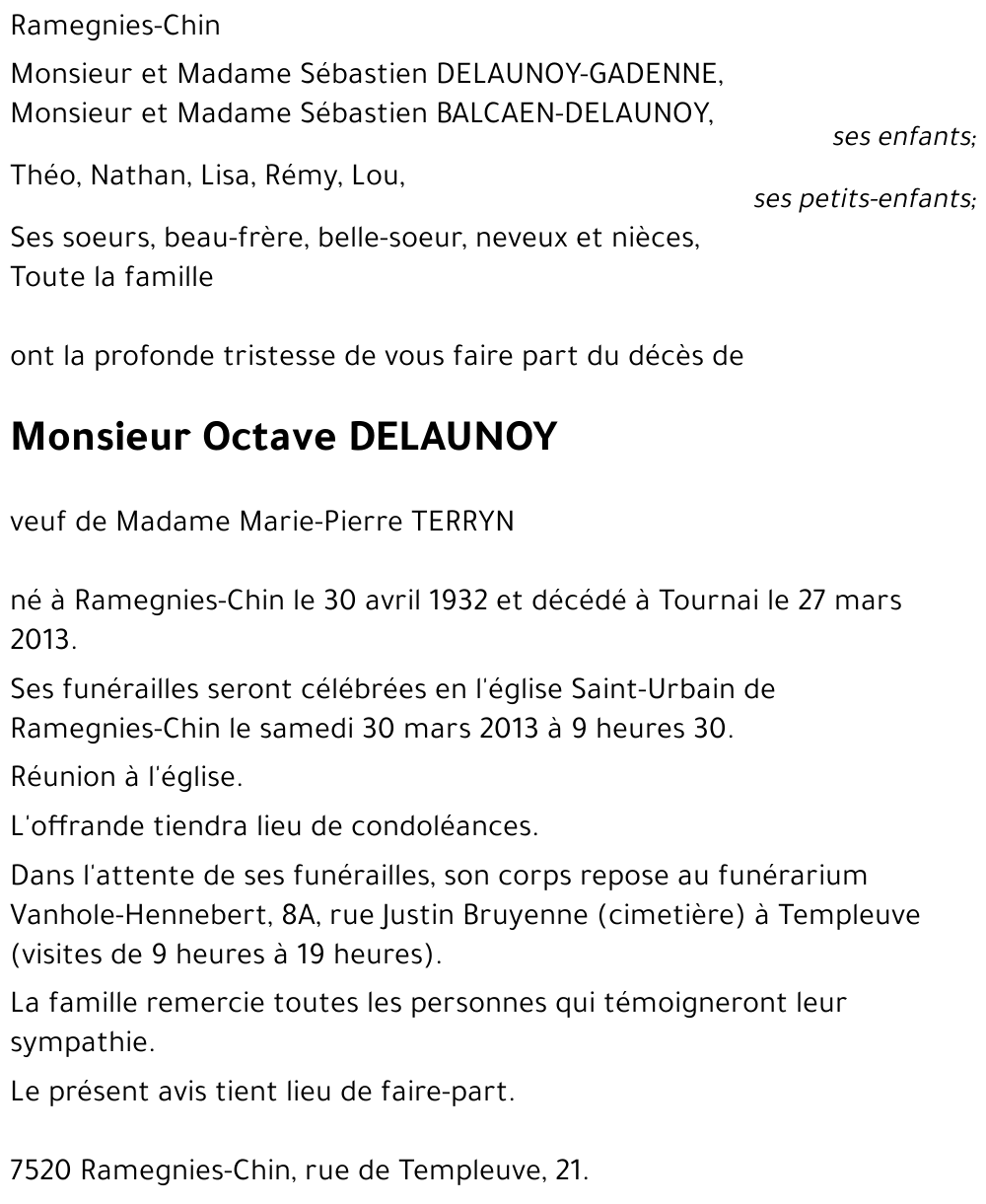 Octave DELAUNOY