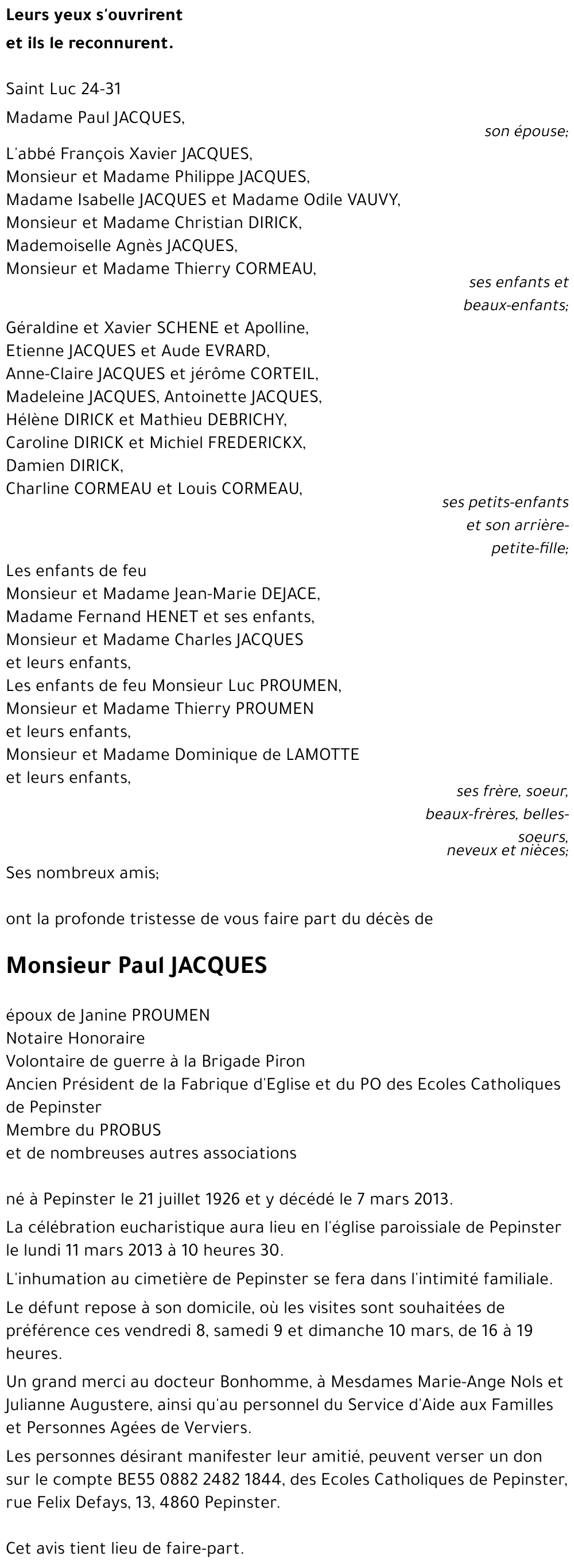 Paul JACQUES