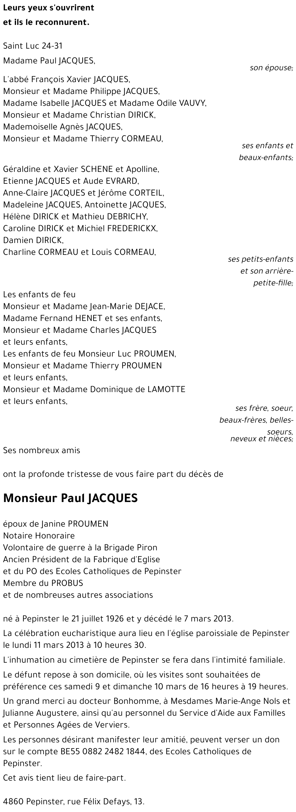Paul JACQUES