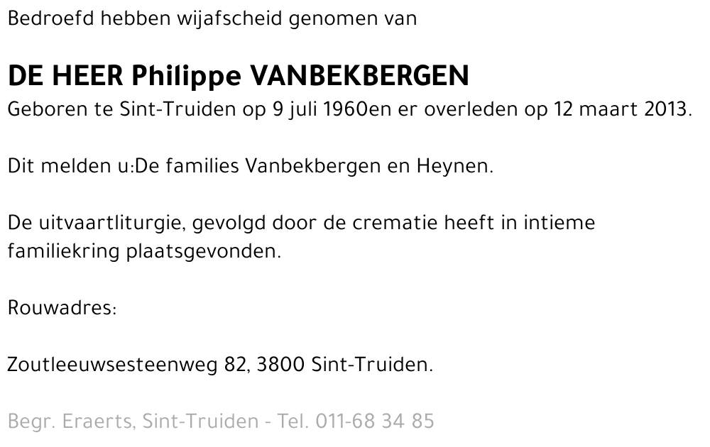 Philippe Vanbekbergen