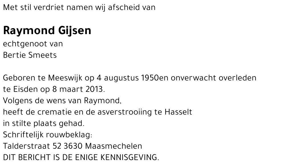 Raymond Gijsen