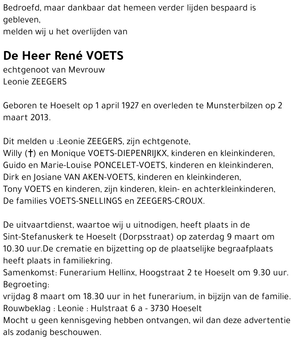 René VOETS
