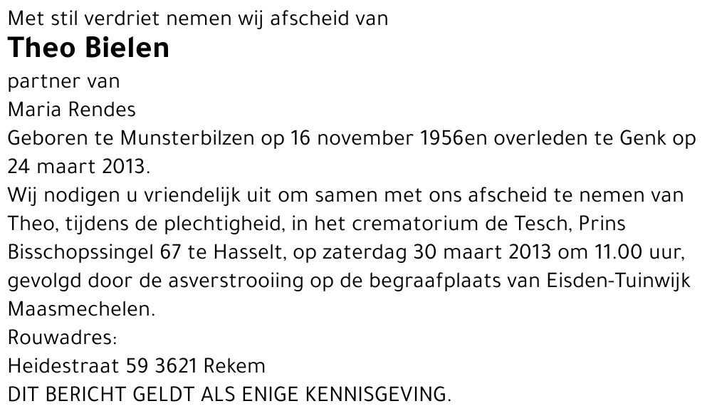 Theo Bielen