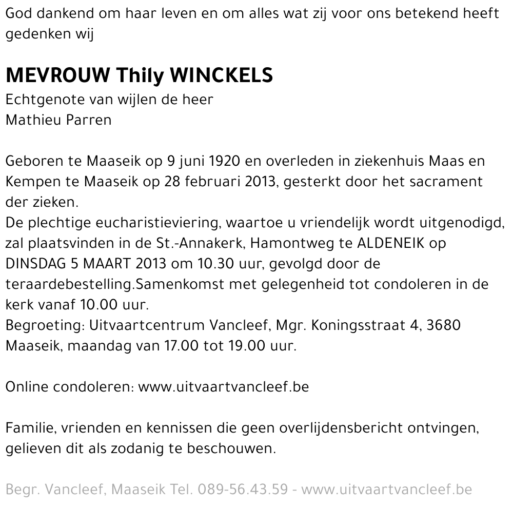 Thily Winckels