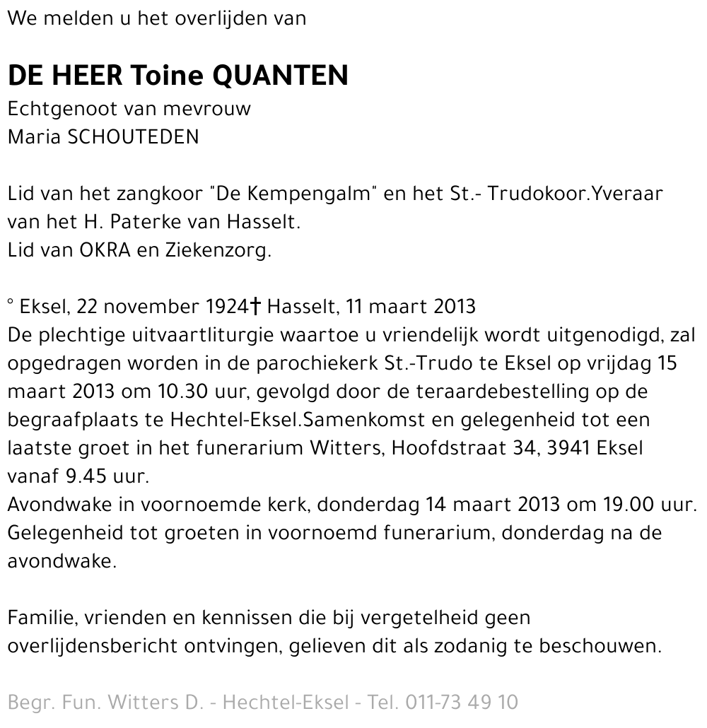 Toine Quanten