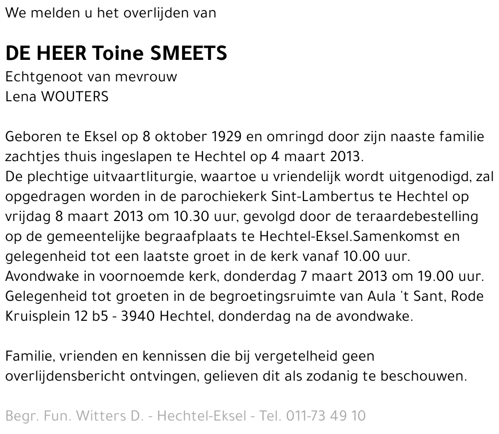 Toine SMEETS