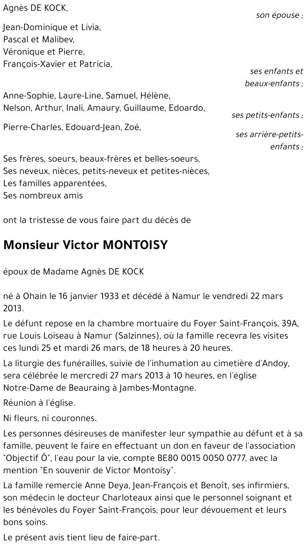 Victor MONTOISY
