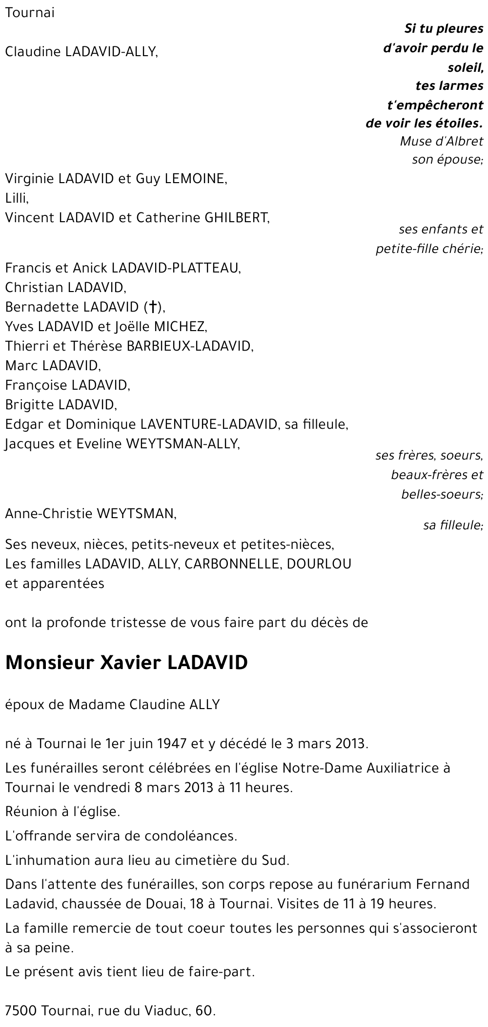 Xavier LADAVID
