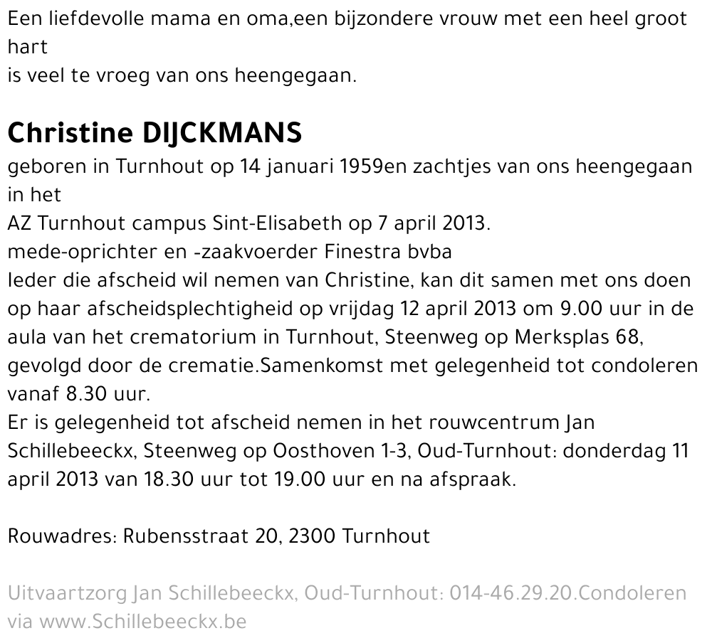 Christine Dijckmans