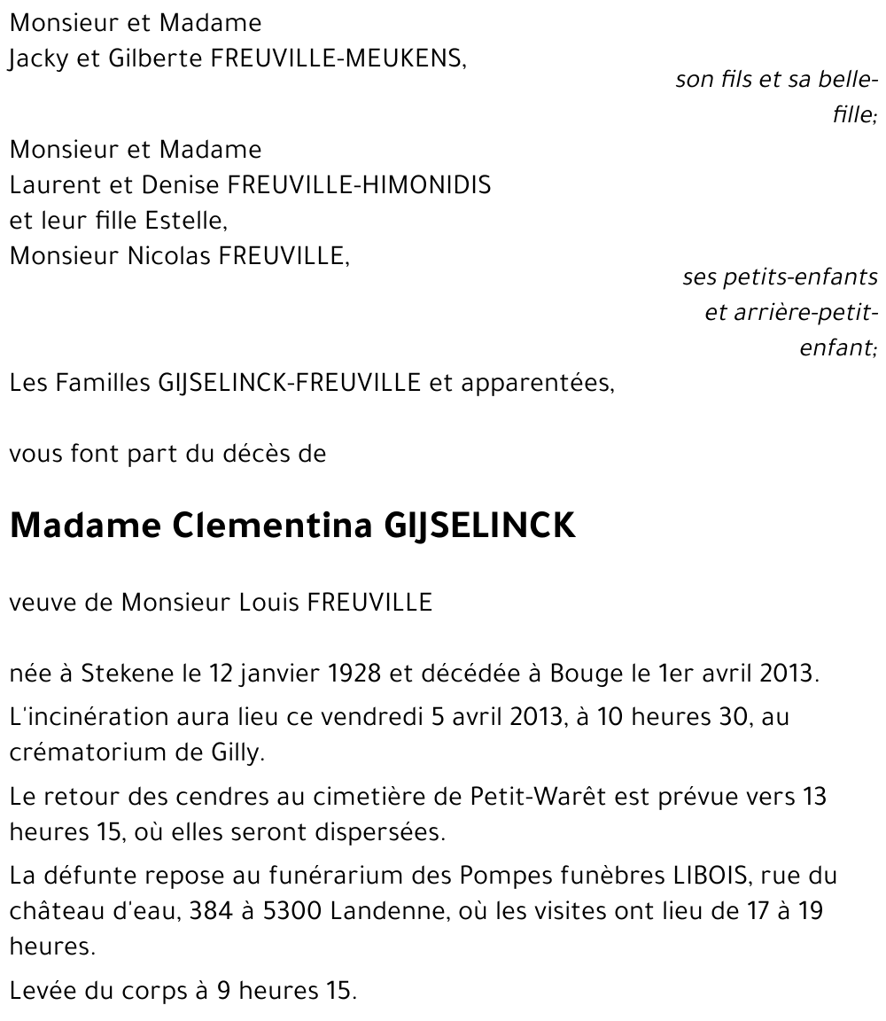 Clementina GIJSELINCK