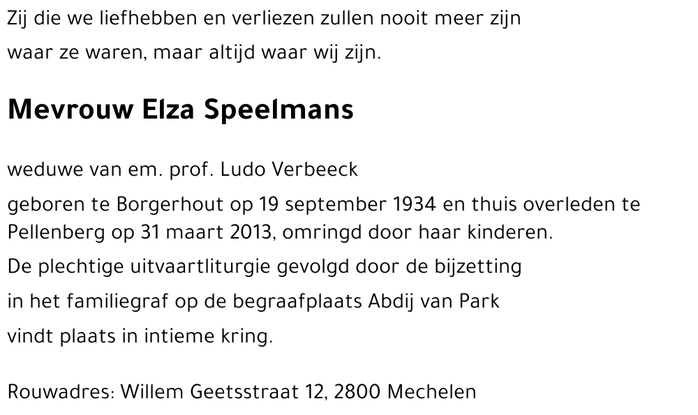 Elza Speelmans