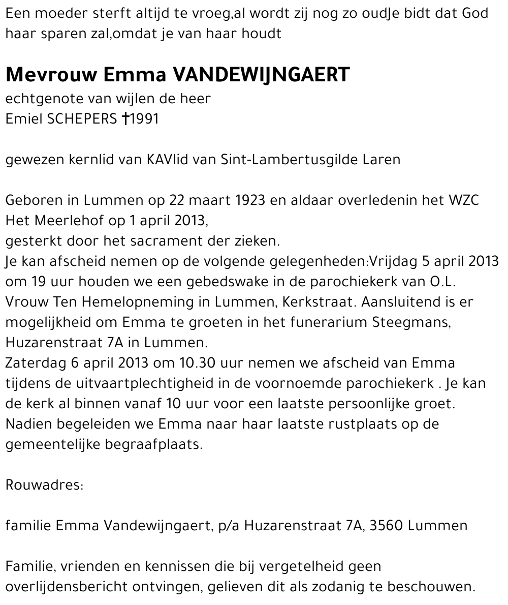 Emma Vandewijngaert