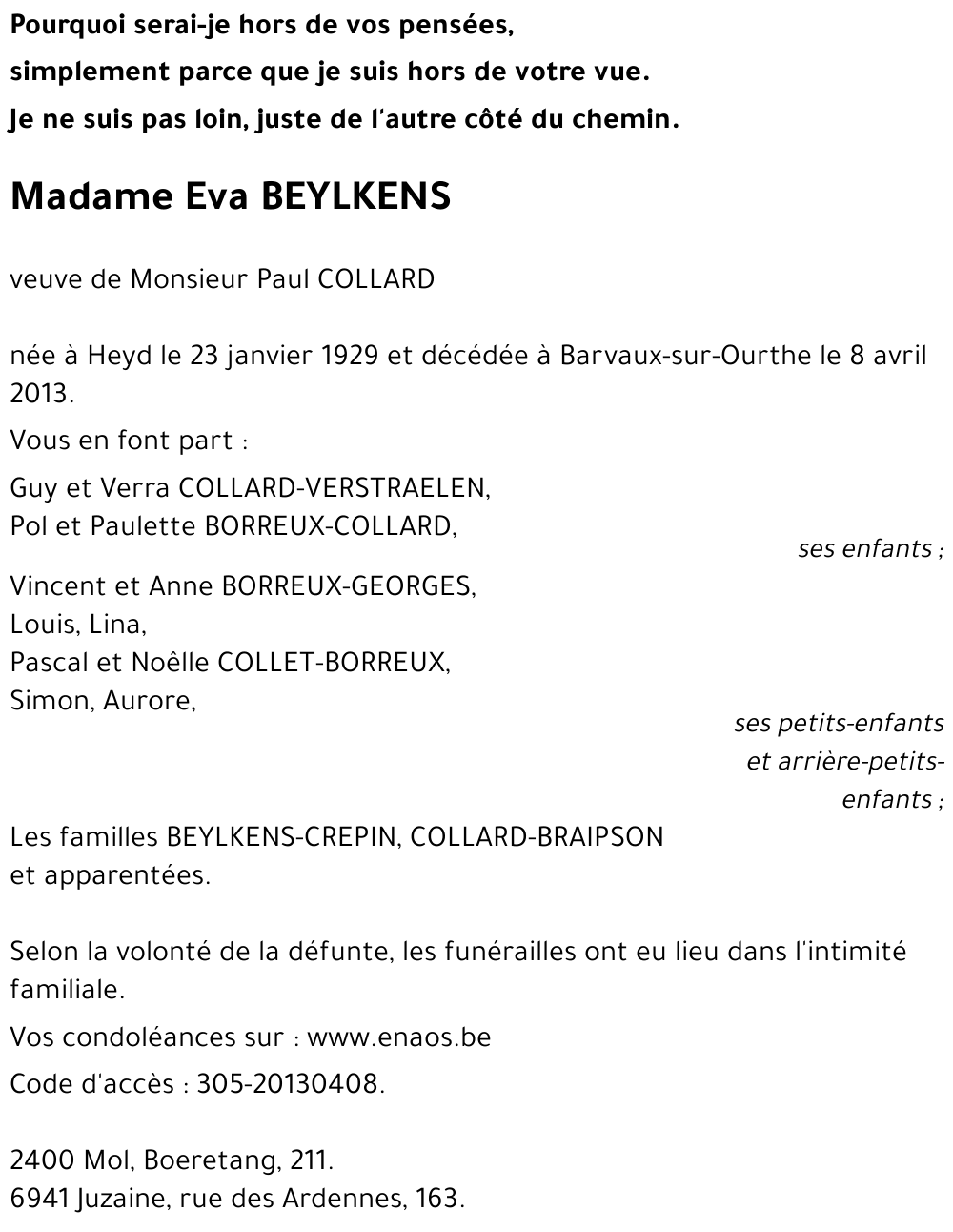 Eva BEYLKENS