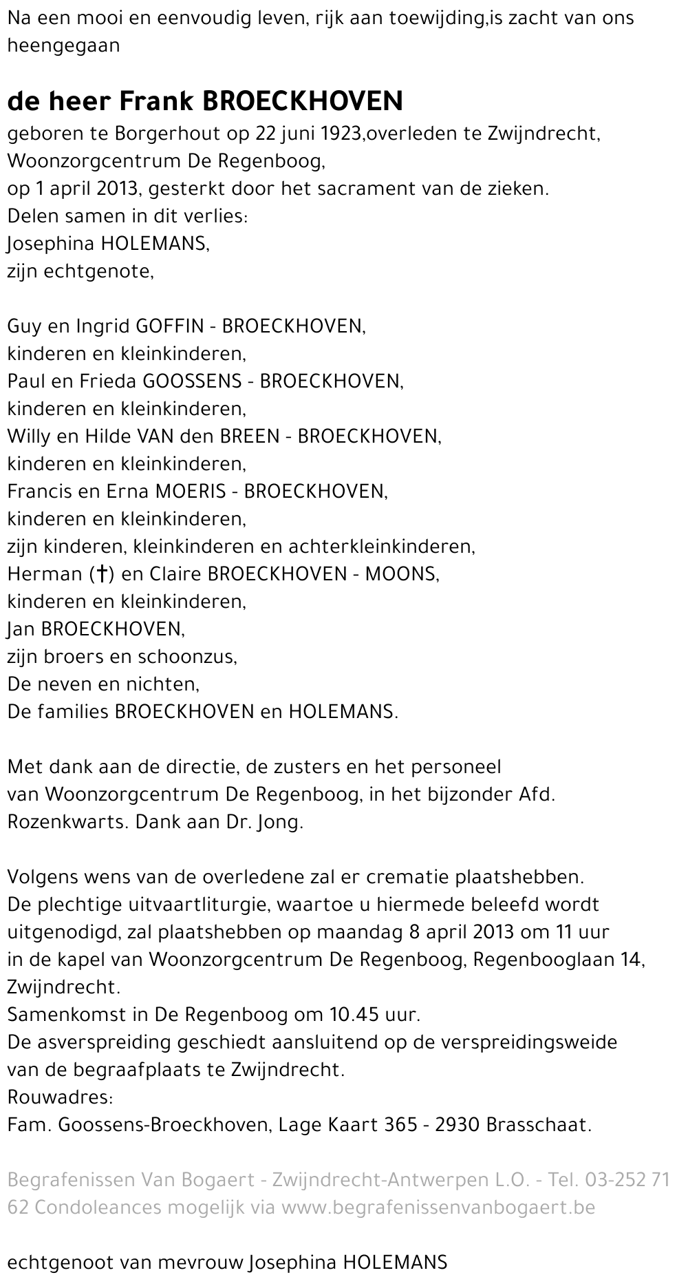 Frank Broeckhoven