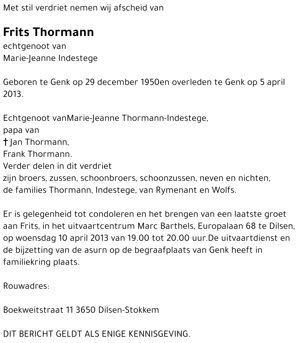 Frits Thormann