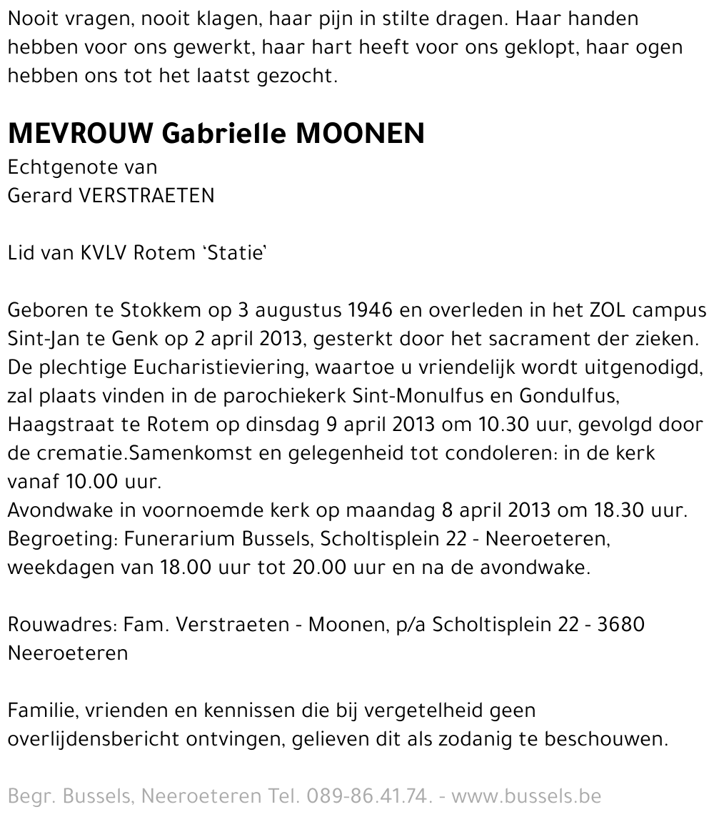 Gabrielle MOONEN