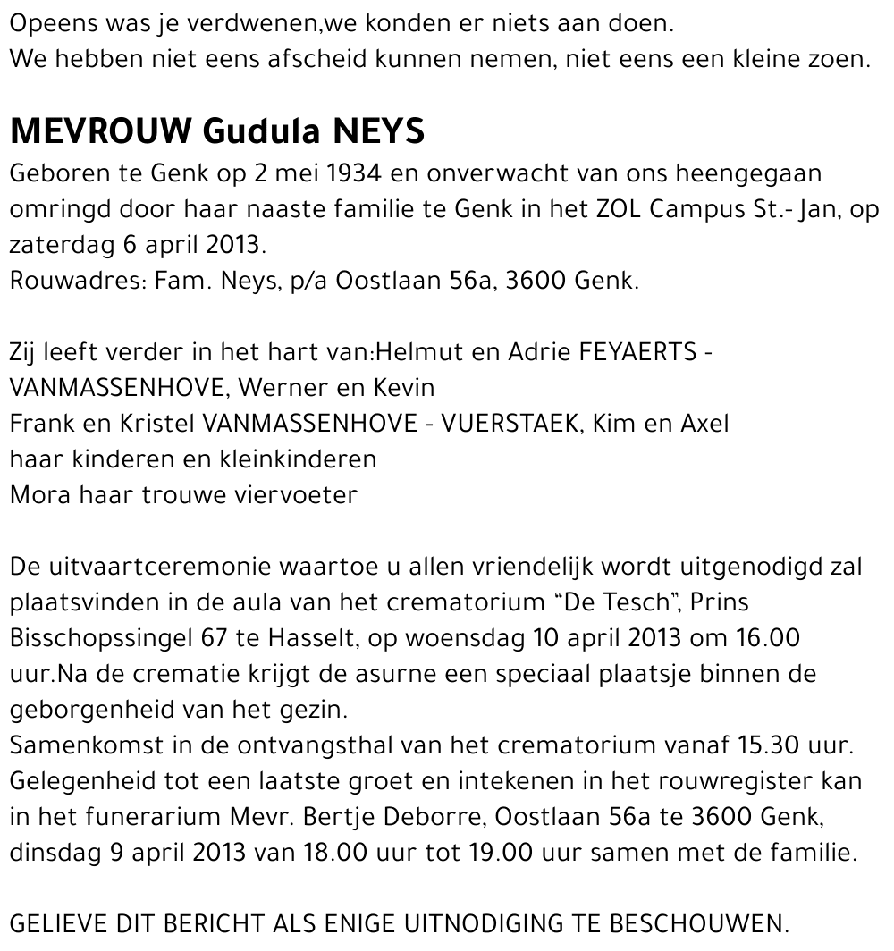 Gudula NEYS