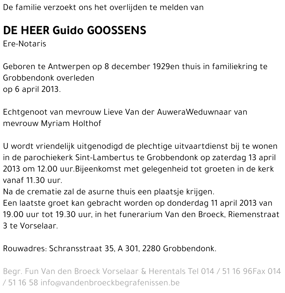 Guido Goossens