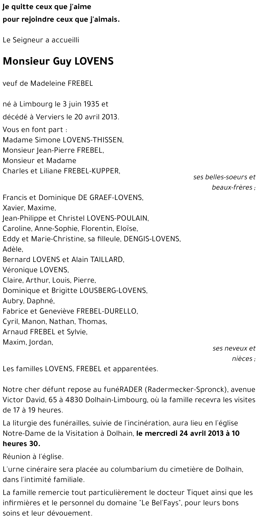Guy LOVENS