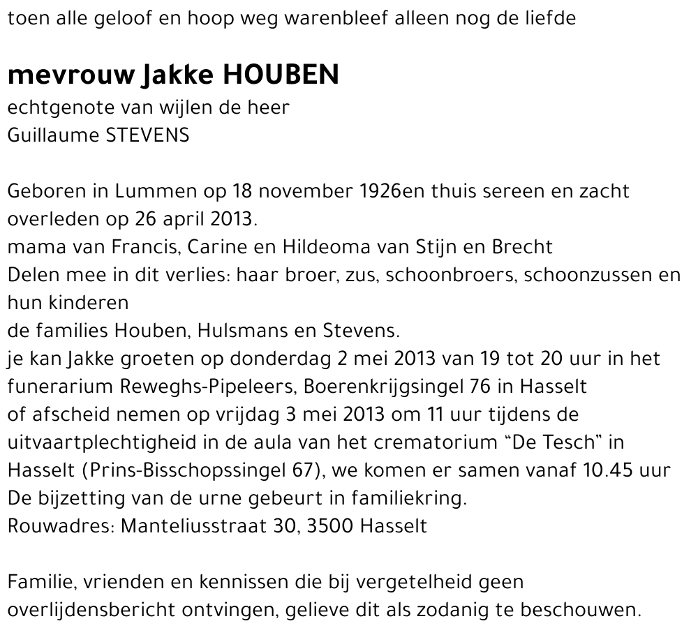 Jakke Houben