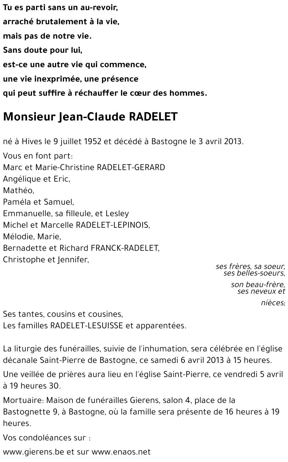 Jean-Claude RADELET