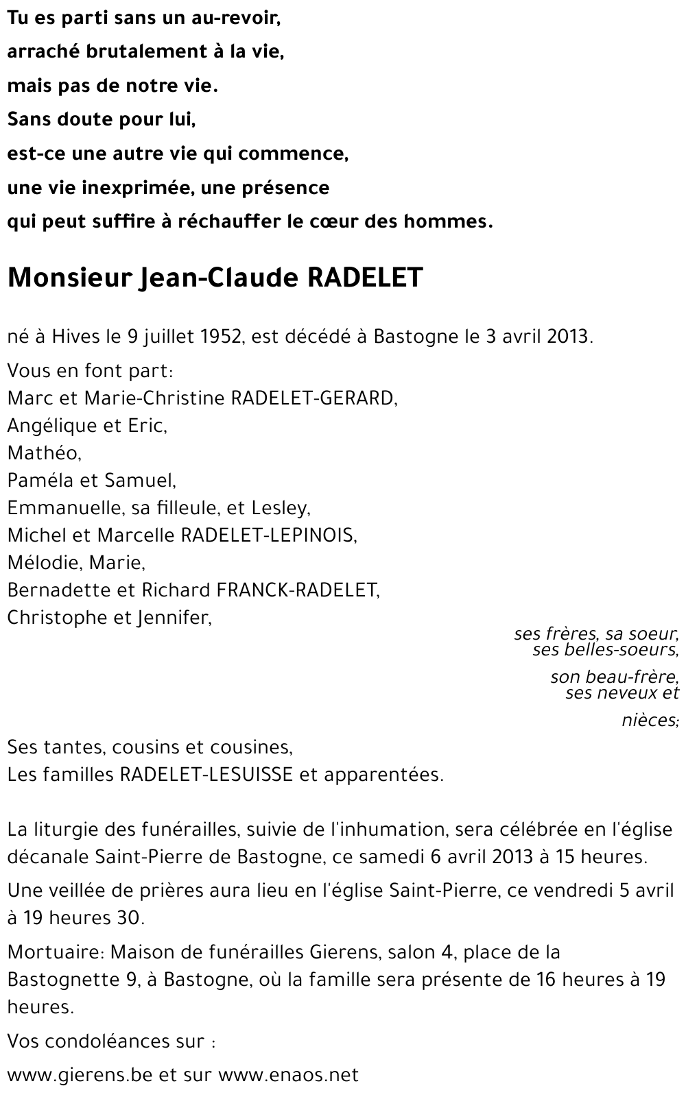 Jean-Claude RADELET