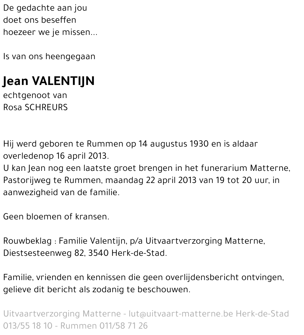 Jean Valentijn