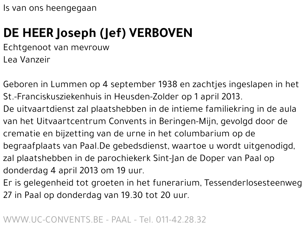 Joseph Verboven
