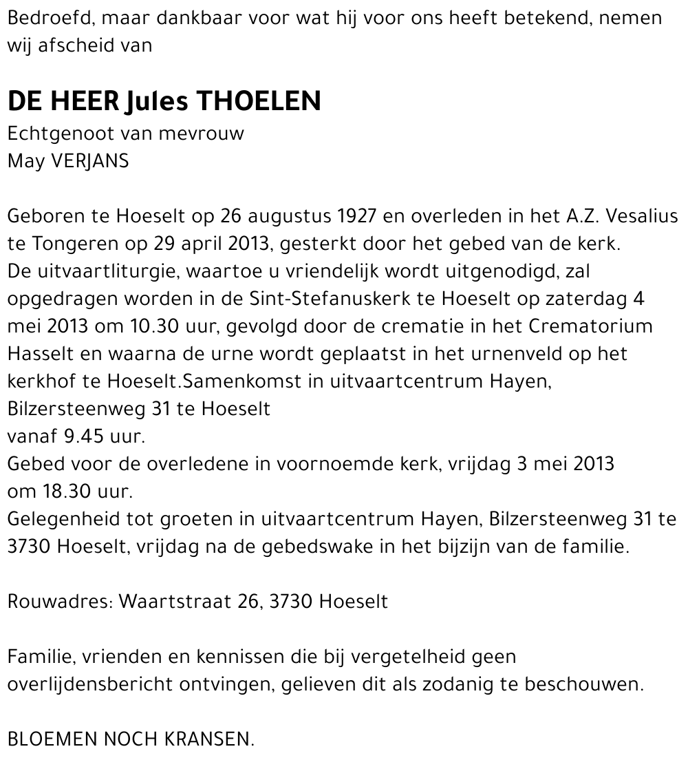 Jules THOELEN