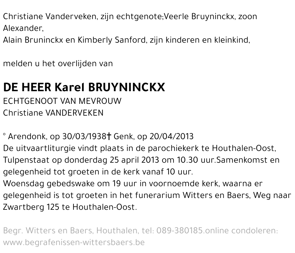 Karel Bruyninckx