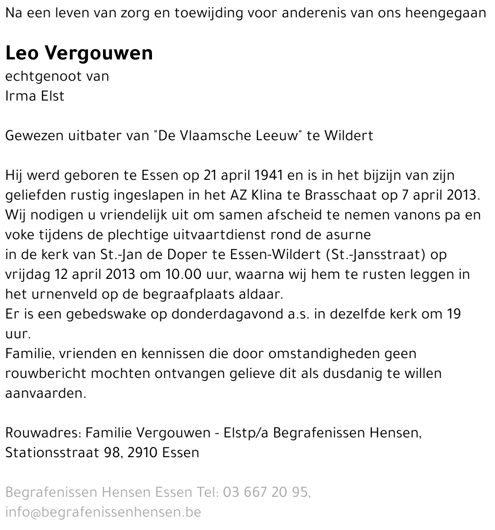 Leo Vergouwen