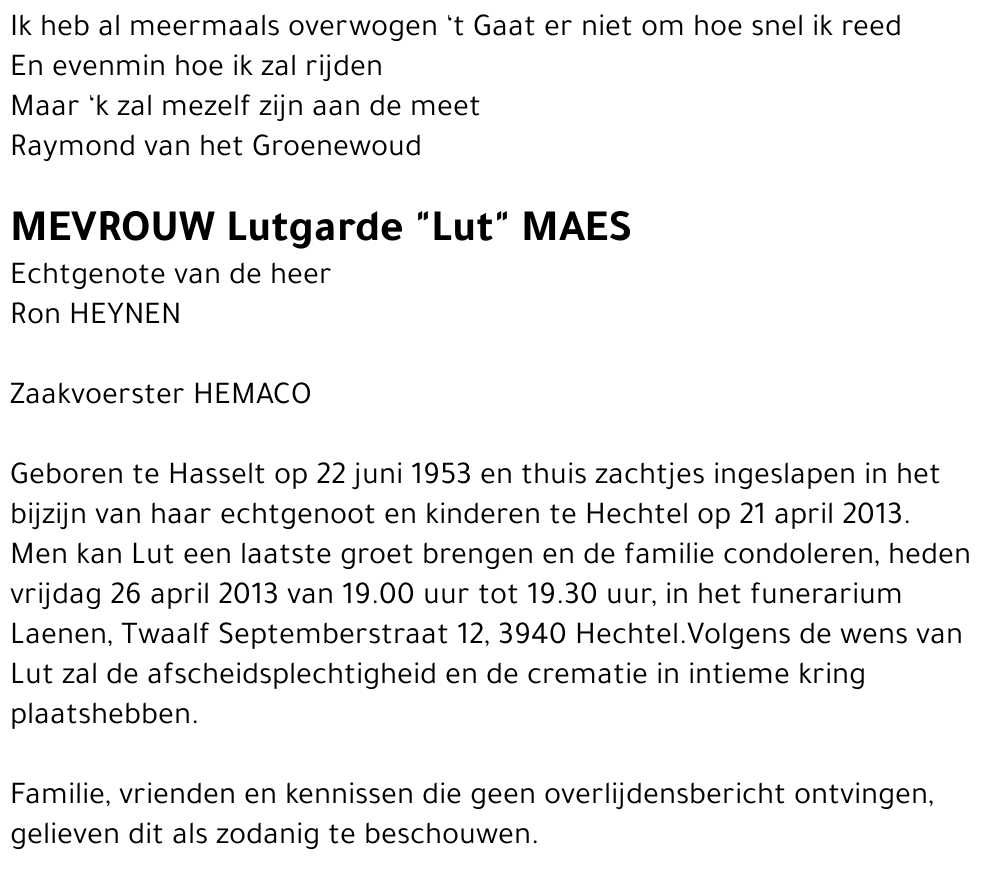 Lutgarde Maes