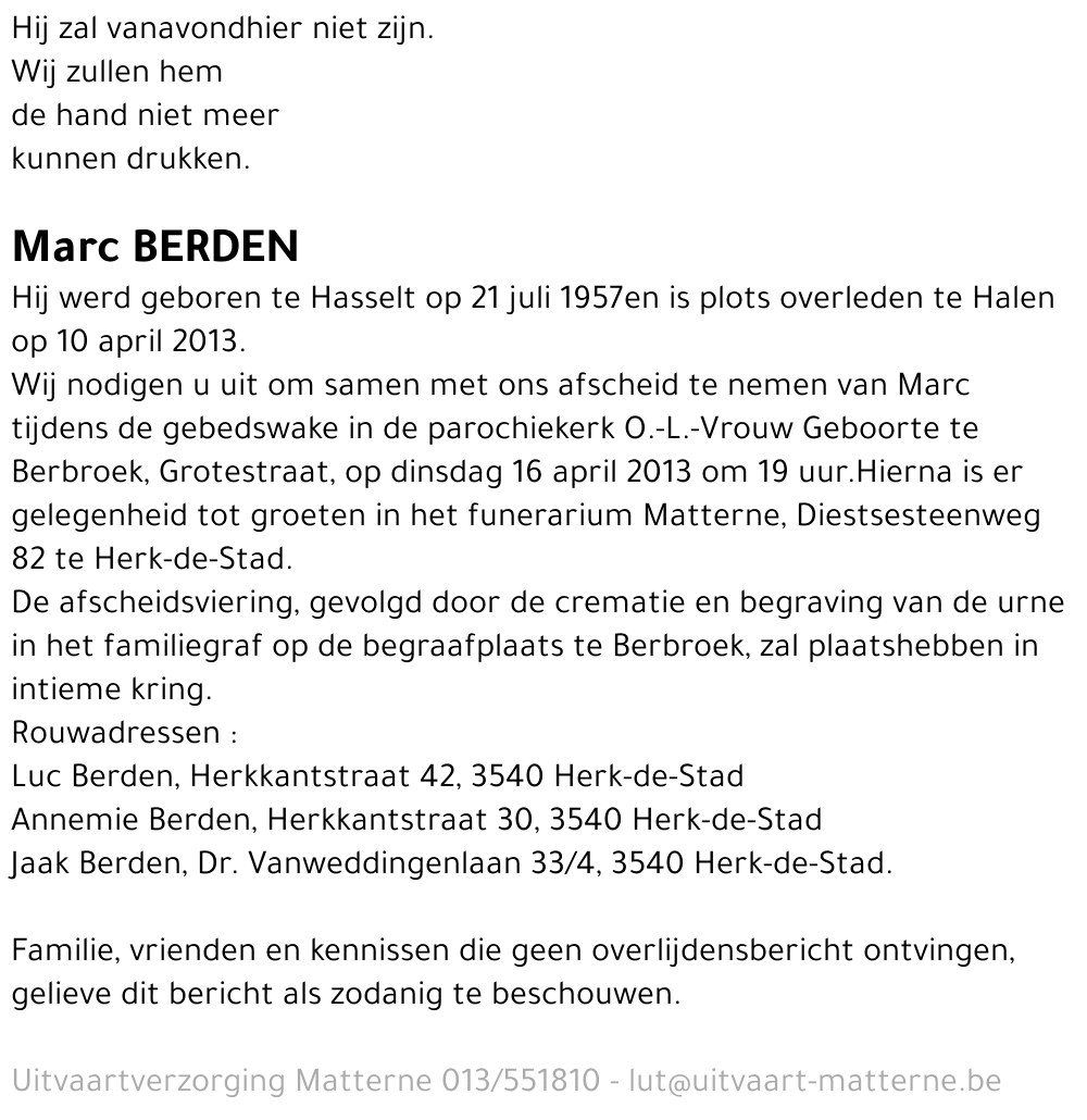 Marc Berden