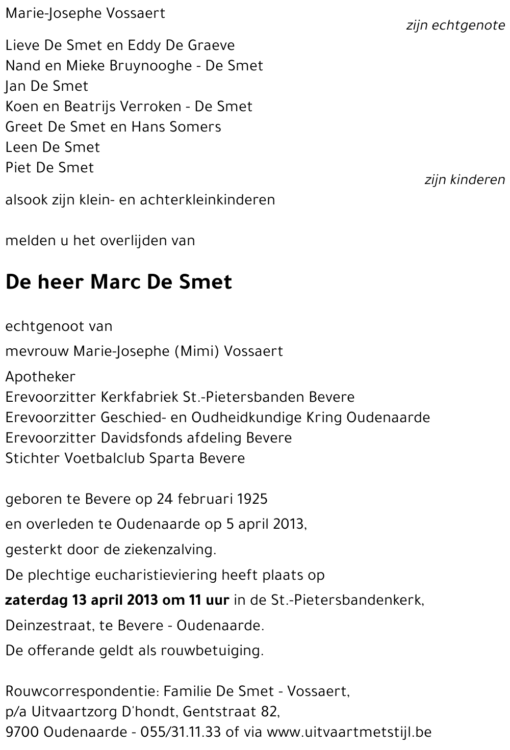 Marc De Smet