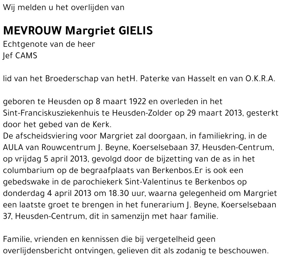 Margriet Gielis