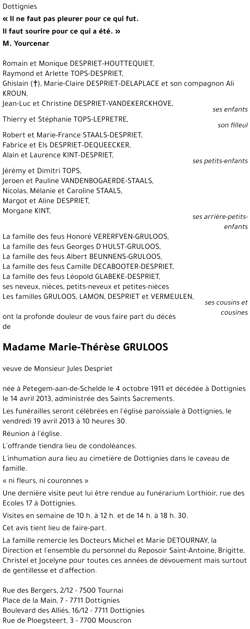 Marie-Thérèse GRULOOS