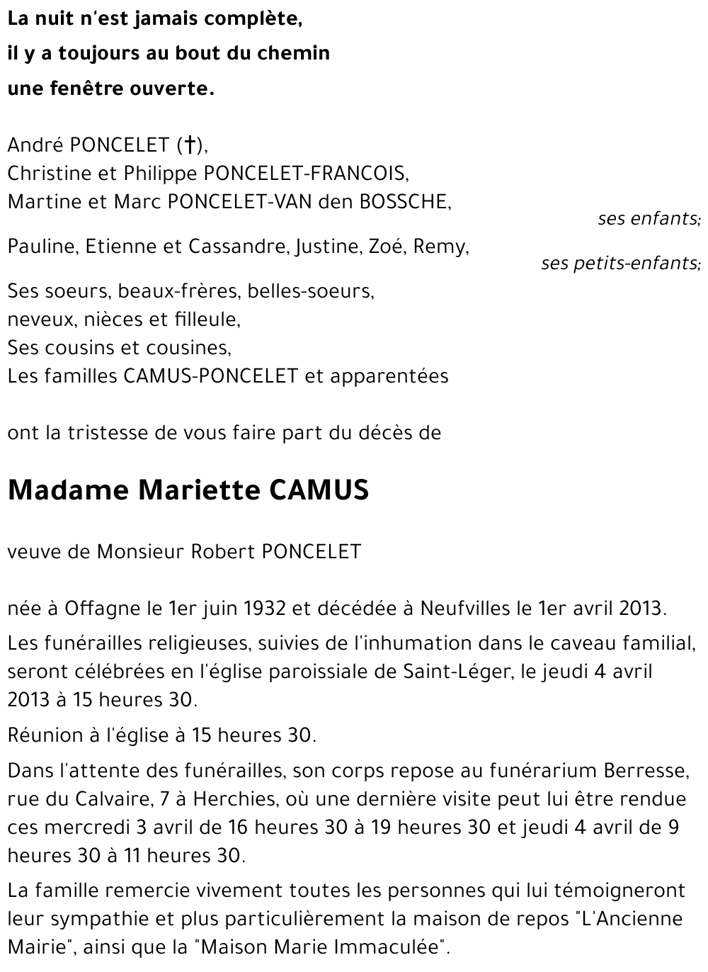 Mariette CAMUS
