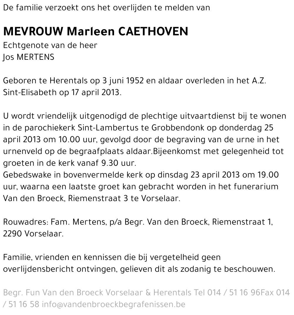 Marleen Caethoven