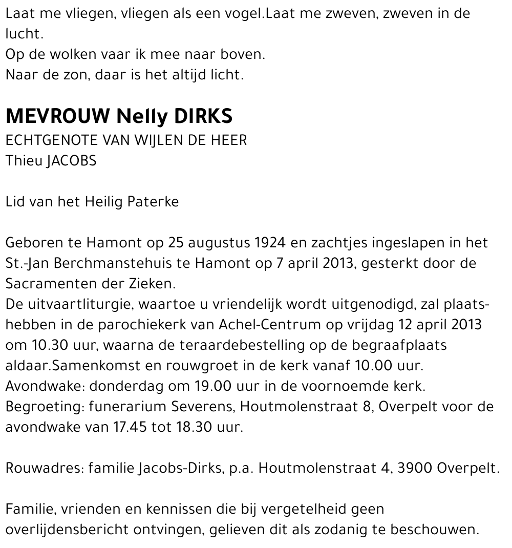 Nelly Dirks