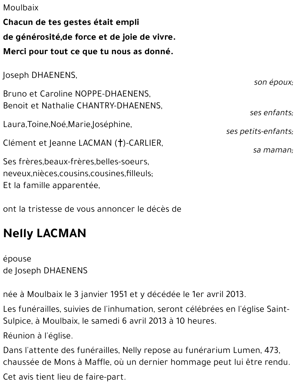Nelly LACMAN